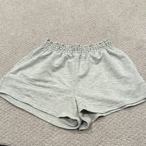 Gentle Fawn Light Gray Athletic Shorts